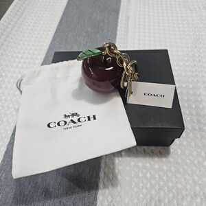 NWT Coach Apple Charm CY399 Full Gift Box Set